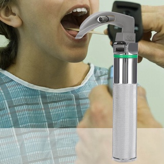 Master Sculptor Stainless Steel Diagnosis Laryngoscope Set Adult Children Throat Detection Tool