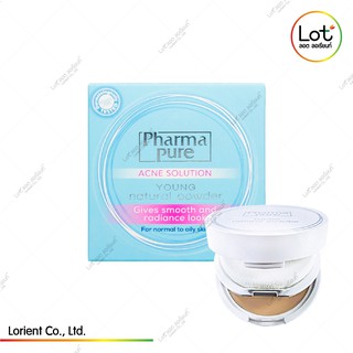 แป้งพัฟ ฟาร์มาเพียว พาวเดอร์ แป้งพัฟ รักษาสิว แอคเน่ โซลูชั่น Pharmapure Powder Acne Solution