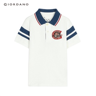 GIORDANO เสื้อโปโลแขนสั้นเด็ก Juniors Retro Polo 03012232