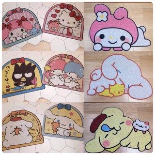 พร้อมส่งในไทย⭐️พรมดักฝุ่นลาย Sanrio