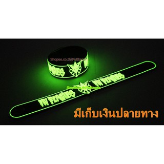 IN FLAMES อิน เฟลมส์ Wristband ริสแบนด์ เรืองแสง กำไลยาง ปั๊มนูน วงร็อค pg279 สินค้าแฟชั่น