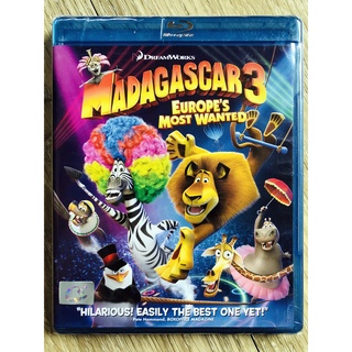 MADAGASCAR 3 Europes Most Wanted บลูเรย์ Blu-ray ของแท้ ซับไทย เสียงไทย