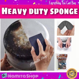 Namita Heavy Duty Sponge ฟองน้ำ ฟองน้ำขัดหม้อ ขัดสนิม ขาวหมดจดไร้คราบ ยอดฮิตจากญี่ปุ่น