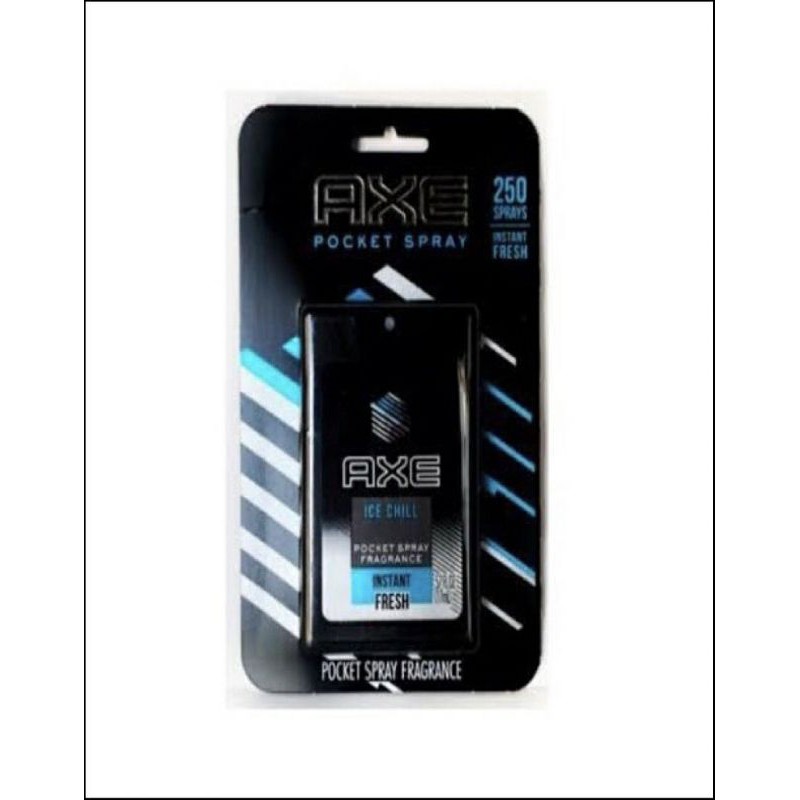 📢 Axe Pocket Spray แอ๊กซ์ สเปรย์น้ำหอมขนาดพกพา สูตร Ice Chill ขนาด 17 ml