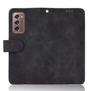 Luxury Skin Feel PU Learther Casing Samsung Galaxy Z Fold 2 5G Magnetic Buckle Flip Cover Galaxy Z Fold2 5G SM-F916B SM-F916U Wallet Case Soft TPU