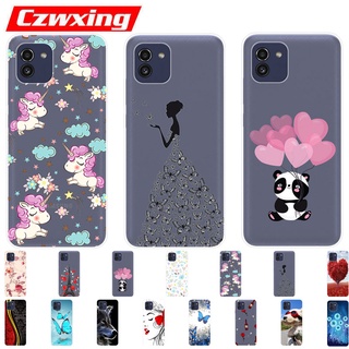 Samsung Galaxy A03 เคส Silicone เคสน่ารัก เคสกันกระแทก Cover Galaxy A03 Case เคสซิลิโคน Soft Back Cover