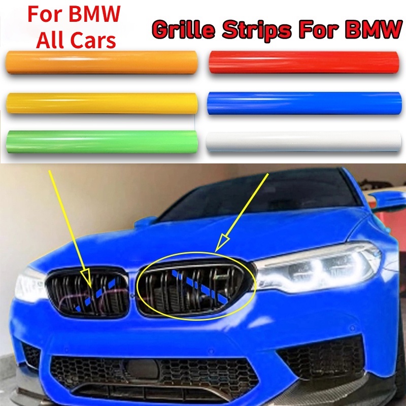 แผ่นปิดกระจังหน้า BMW  /6 Color Front Grille Trim Strips For BMW X3 F25 G01 F30 F10 F20 E60 E61 F21 F45 F34 F32 F36  F07 G05 G06 G07