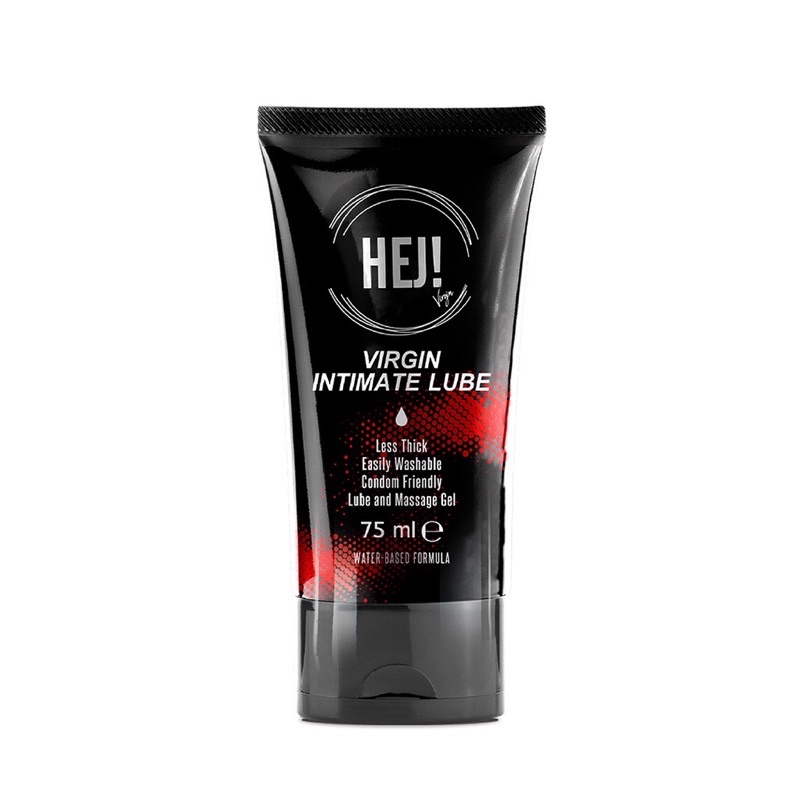 HEJ GEL VIRGIN (75ml.) เฮ่ย์ เวอร์จิ้น เจลหล่อลื่นสูตรน้ำ นุ่มลื่น (ขนาด 75มล.) 1หลอด