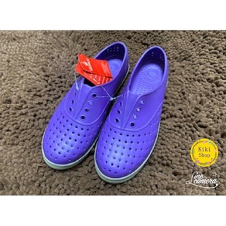 YASILU✨Slip onรองเท้าแตะใส่ลุยฝน สไตล์ญี่ปุ่น #Sale ลดราคาหน้าฝน สีพิเศษ Black, Gray,Purple,Ocean,Choc