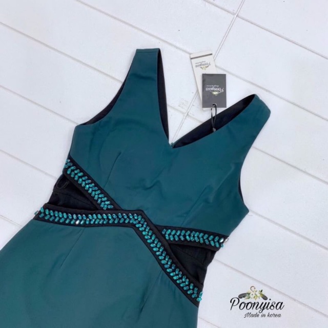 Mini dress ป้าย Poonyisa size M ซื้อมา1090