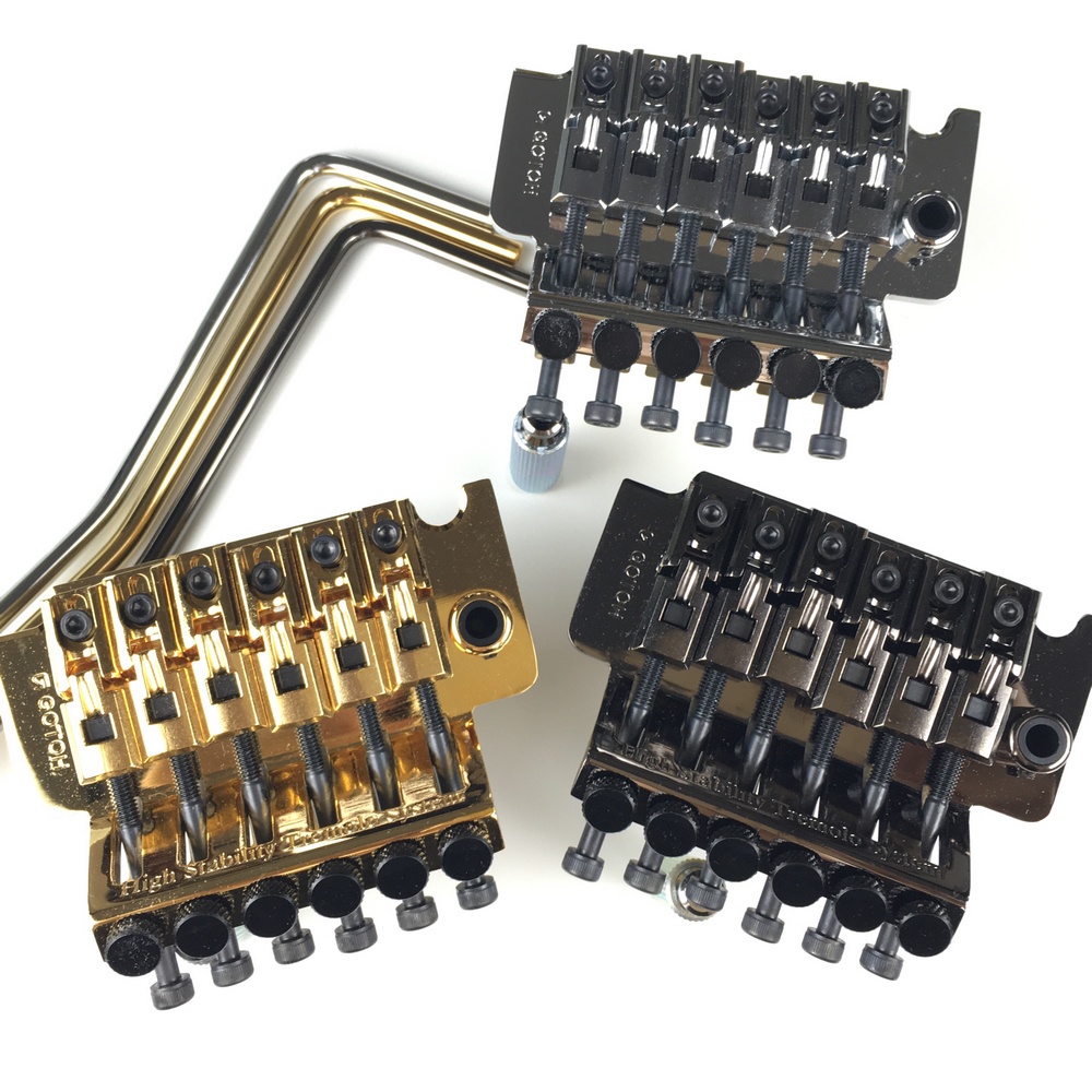 GOTOH GE1996T Locking Tremolo System Bridge Without Locking Nut ( Chrome Black Gold )
