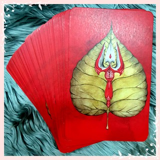 ไพ่ออราเคิลไทย ชุดสุขี ญาณ ณ โลก ศรัทธาปาฎิหารย์ Thai Oracle Fully Hopeless Happy Lucky Cards