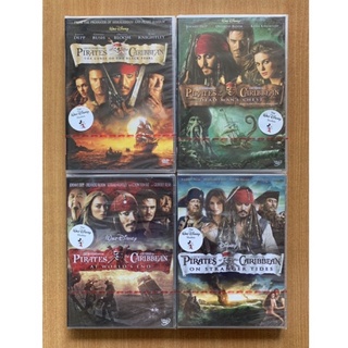 DVD : Pirates of the Caribbean ภาค 1, 2, 3, 4 ไพเรทส์ออฟเดอะแคริบเบียน [มือ 1] Johnny Depp ดีวีดี หนัง แผ่นแท้