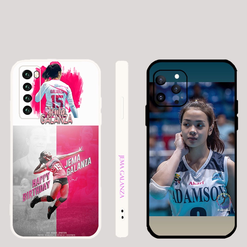 Jema Galanza สีดํา CUD11 สําหรับปลอก OPPO A3S A5 A7 2018 A5S A12 A15 A15S A16 A16S A12E ประเภทสแควร์