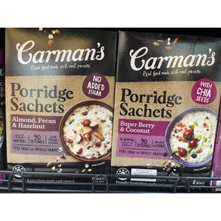 Carmans Porridge Sachets 320 g