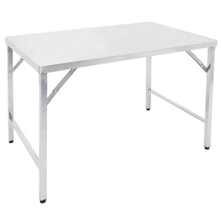 Multipurpose table FOLDING TABLE QLINE ST-105 STAINLESS STEEL 110X70CM Multipurpose furniture Home &amp; Furniture โต๊ะอเนกป