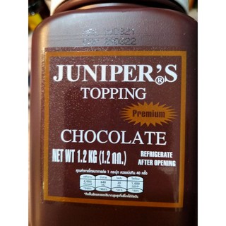 JUNIPERS TOPPING Premium รสช็อกโกแลต หนัก 1200 กรัม