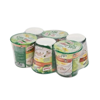 คนอร์คัพ โจ๊กกึ่งสำเร็จรูป รสปลา 35 กรัม x 6 ถ้วย Knorr Cup Jok Fish 35 g x 6 Cups