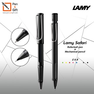 LAMY Safari Rollerball Pen + LAMY Safari Mechanical pencil Set ชุดปากกาโรลเลอร์บอล ลามี่ สีดำ