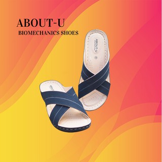 ABOUT-U รองเท้าเพื่อสุขภาพผู้หญิง ใส่สบาย น้ำหนักเบา เย็บรอบ…
