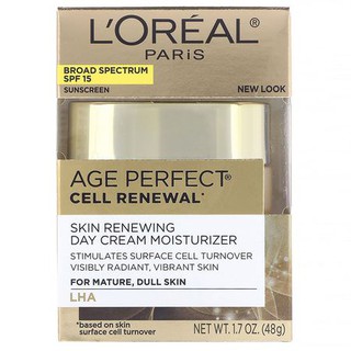 Loreal Paris Age Perfect Skin Renewing Day Cream Moisturizer SPF15 48g