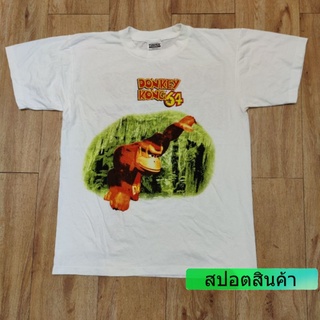 DONGEY KONG GAME  เสื้อเกมส์ เสื้อลายหนัง เสื้อลายวง