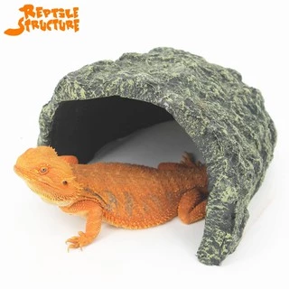 Reptile Cave ถ้ำซ่อนตัว งานเรซิ่น มีหลายแบบ ตกแต่งตู้สัตว์เลื้อยคลาน สำหรับเต่า ตุ๊กแก เก็คโค กิ้งก่า กบ​ งู​​ ตะขาบ​