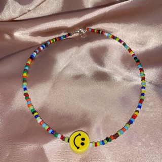สร้อยคอลูกปัดจี้smiley