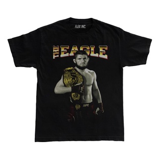 เสื้อยืด ลาย Nurmagomedov The Eagle UFC โอเวอร์ไซซ์ สไตล์วินเทจ สีกาบิบS-5XL