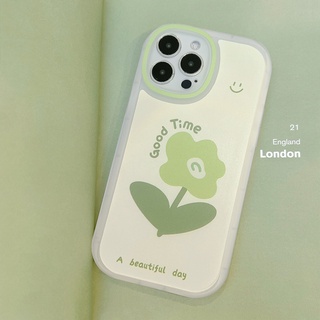 เคสโทรศัพท์มือถือ แบบนิ่ม ลายดอกไม้ สําหรับ Apple Iphone 14 13pro max 12 11 8p xr xs