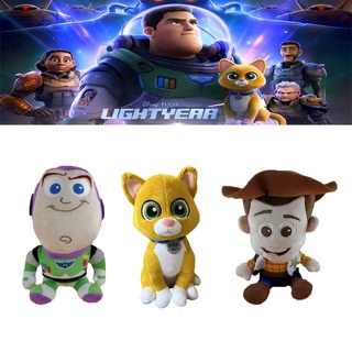 25cm/9.8in Disney Pixar Sox Cat Animal Sheriff Bass Stuffed Plush Toys Woody Tracy Doll Cute Mechanical Puppy Plush Toys