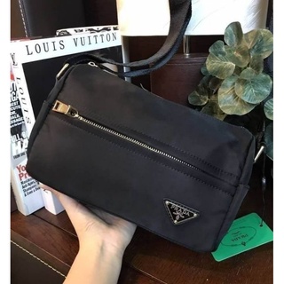 ส่งฟรี🔥พร้อมส่ง PRADA NYLON CROSSY BAG กระเป๋าสะพายพรีเมี่ยมกิ้ฟจากเคาน์เตอร์แบรนด์