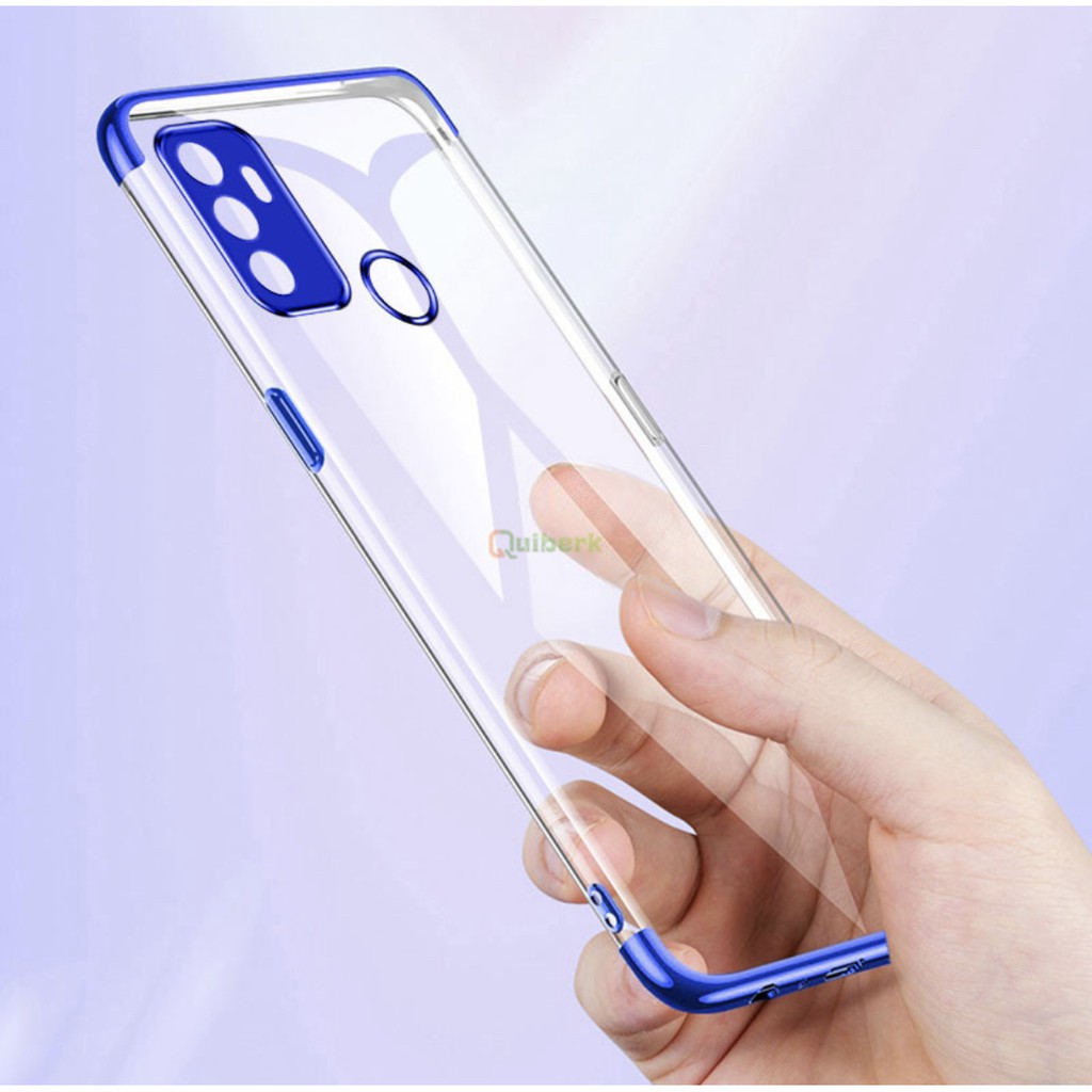 Case OPPO A53 2020 เคสออฟโป้ เคสนิ่ม ขอบสีหลังใส เคสกันกระแทก สวยและบาง TPU CASE เคสซีลีโคน สินค้าใหม่ ส่งจากไทย - รูปที่ 2