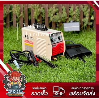 KANTO ตู้เชื่อม Inverter KT IGBT 401 รุ่นใหม่ล่าสุด (รับประกัน 1 ปี) แผงระบายอากาศ*สีแดง*ใหญ่ ของแท้ เชื่อมทน เชื่อม อึด