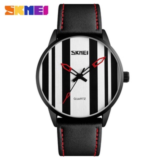 SKMEI NEW Men Watches Casual Men 30M Waterproof Luxury Leather Wristband Wristwatch 1602S relogio masculino