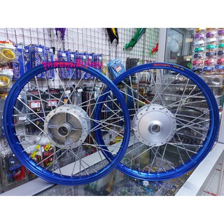 ชุดล้อ C50 C65 C70 C90 C700 C900 คัสต็อม ดรีมคุรุ แพ็คคู่ ดุมเดิมสีบรอนขึ้นซี่ลวดชุบให้พร้อมใส่วงล้อเกรดดีแข็งเเรงงานสวย