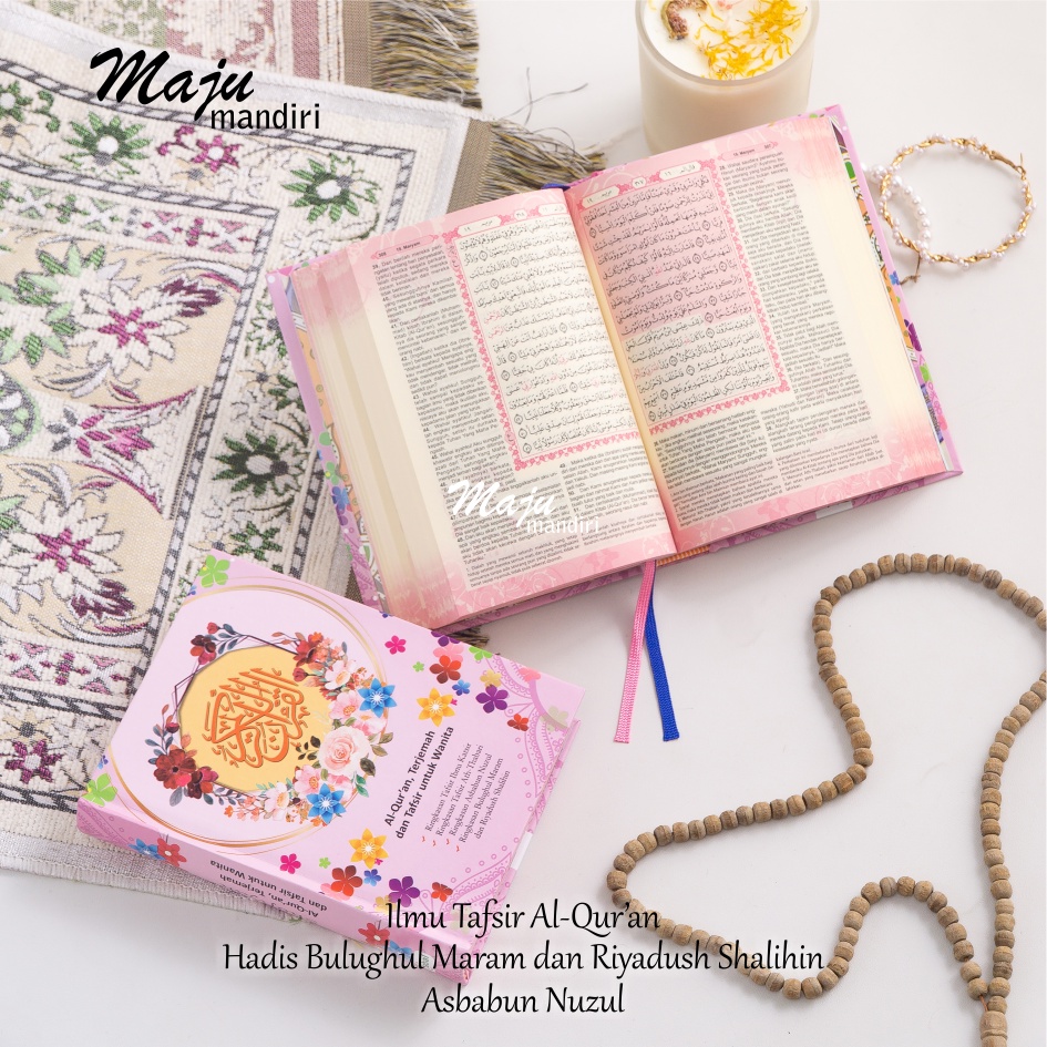 alquran terjemahan quran wanita jabal mushaf shofiyah ukuran A6 terjemah tafsir MAJU MANDIRI SUKAMAJ