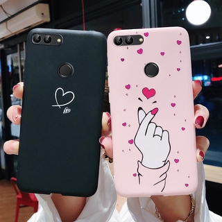 เคสโทรศัพท์ซิลิโคน Tpu พิมพ์ลายสําหรับ Huawei Y9 2018 Fla Lx1 Huawei Y9 2018