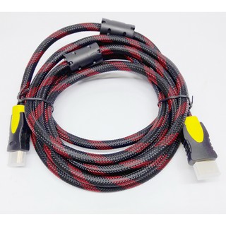 สาย HDMI Cable(M/M) HD 1080p V1.4 ยาว 3 เมตร (สายถัก)