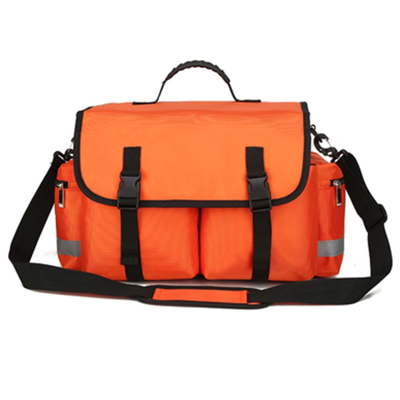 ชุดปฐมพยาบาล：Emty First Aid Bag Cars ortable Medical Bag Outdoor