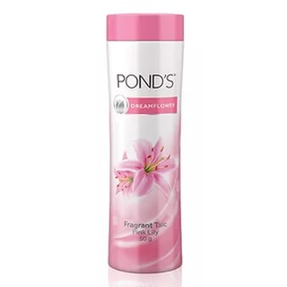 แป้งพอนด์ส กลิ่นดอกลิลลี่ สีชมพู (100 / 50 กรัม) --  Pond’s Dream Flower (Pink Lily) (100 / 50 Grams)