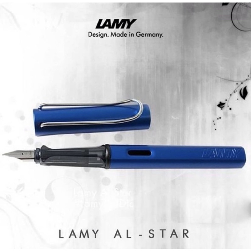 ของแท้ 💯 % Lamy Al-Star Fountain Pen Ocean Blue