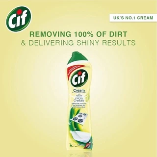 3สูตรพร้อมส่งCif Cleaning Cream 🍋 ขนาด (660g.)ครีมทำความสะอาดขจัดคราบและฆ่าเชื้ออเนกประสงค์