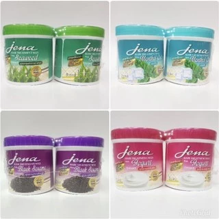 แพ็คคู่ใหญ่ 1000+1000มล #จีน่า #แฮร์ #ทรีทเมนท์ แว็กซ์ #Jena Hair Treatment Wax
