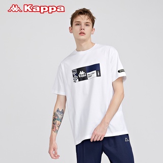 Kappa ใหม่ เสื้อยืดลําลอง แขนสั้น คอกลม เหมาะกับการเล่นกีฬา ฤดูร้อน สําหรับผู้ชาย K0B52TD83