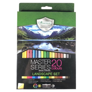 สีไม้ [มาสเตอร์อาร์ตซีรี่ย์] รุ่นแลนด์สเคพ 20 สี