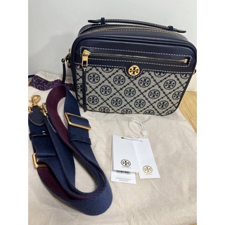 ส่งต่อ **Used** TORY BURCH T MONOGRAM JACQUARD CAMERA BAG