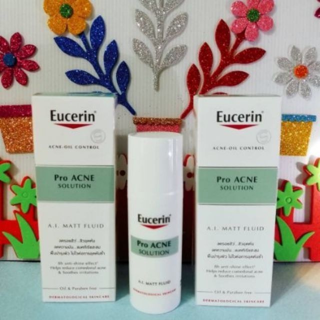 ผลิตภัณฑ์บำรุงผิวหน้า ลดรอยสิว Eucerin Pro Acne Solution A.I Matt Fluid 50ML