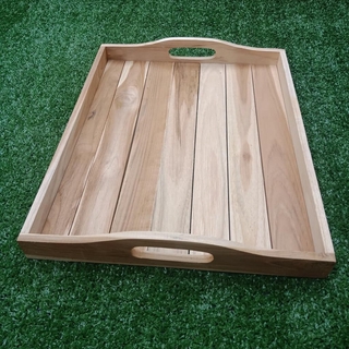 ถาดเสริฟอาหาร (35x45cm) ถาดไม้เอนกประสงค์ ถาดไม้ งานไม้แฮนด์…