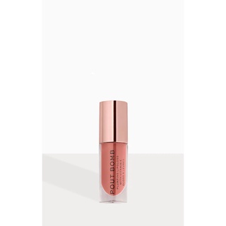 พร้อมส่ง ของแท้ Make up Revolution Pout Bomb Plumping Lip Gloss 4.6ml (Kiss/Glaze)